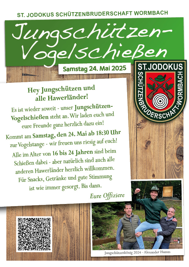 Jungschuetzen-Vogelschiessen Wormbach 2025
